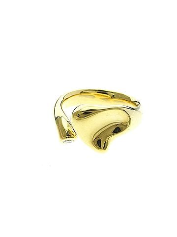 Tiffany & Co. Tiffany Full Heart Ring With 1 Diamond Yellow Gold (18K) Fashion Diamond Band Ring Gold (view 1)