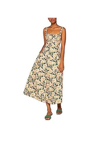 Agua by Agua Bendita Hortencia Dos Gardenias Rosa Casual Dress (view 1)