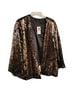 Torrid 100% Polyester 5% Spandex Solid Gold Black Jacket Size 3X - photo 1