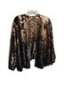 Torrid 100% Polyester 5% Spandex Solid Gold Black Jacket Size 3X - photo 2