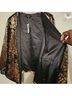 Torrid 100% Polyester 5% Spandex Solid Gold Black Jacket Size 3X - photo 8
