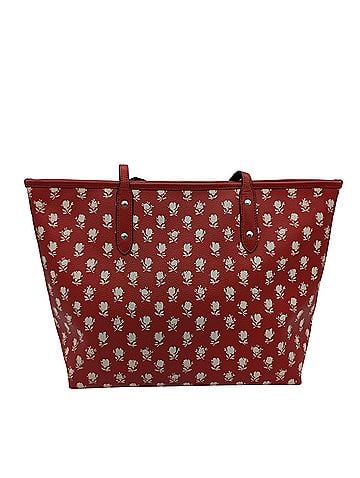 Coach Badlands Floral City Zip Tote Leather Tote (view 2)