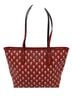 Coach 100% Leather Floral Red Orange Leather Tote One size - photo 1