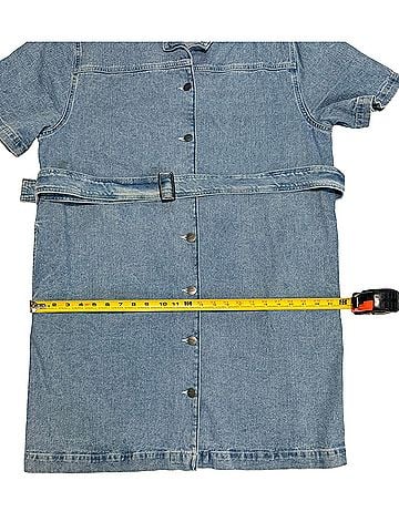 Coach Denim Shirt Dress Casual Dress (view 2)