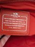 Coach 100% Leather Floral Red Orange Leather Tote One size - photo 4