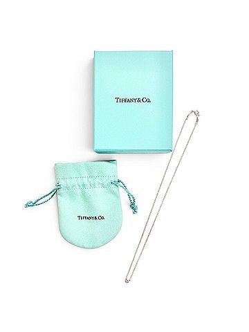 Tiffany & Co. TIFFANY&amp;Co. Tiffany &amp; Co. Elsa Peretti Color by the Yard Pink Sapphire Pendant Necklace AG925 Silver Made in Spain Weight 1.7g Women's Comes with Box and Dust Bag (view 2)