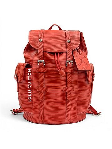 Louis Vuitton LOUIS VUITTON M23764 Christopher MM Backpack Epi XL Rucksack Daypack Red Silver Hardware Made in France Men's (view 1)