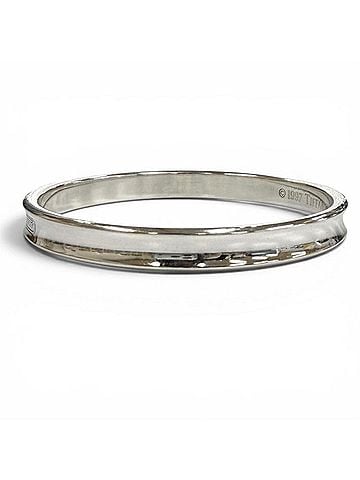 Tiffany & Co. TIFFANY&amp;Co. Tiffany 1837 Narrow Bangle 925 Bracelet Accessory Silver Weight 33g Women's (view 2)