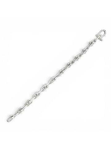 Tiffany & Co. TIFFANY&amp;Co. Tiffany HardWear Small Link Bracelet, AG925, 24 links, Silver, Made in Italy, Weight: 16.7g, Women's. (view 2)