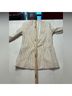 H&M 50% Cotton 50% Viscose 100% Polyester Stripes White Tan Jacket Size 6 - photo 8