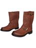 FRYE 100% Leather Floral Brown Boots Size 6 - photo 1