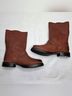 FRYE 100% Leather Floral Brown Boots Size 6 - photo 4