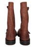 FRYE 100% Leather Floral Brown Boots Size 6 - photo 2
