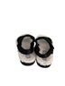 Everlane 100% Other Solid Black White Sandals Size 6 - photo 2