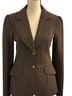 Nanette Lepore Stripes Black Gold Blazer Size 2 - photo 2