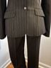 Nanette Lepore Stripes Black Gold Blazer Size 2 - photo 3