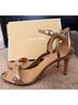 Michael Kors 100% Leather Snake Print Gold Heels Size 10 - photo 3