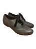 Born Print Green Flats Size 7 - photo 1