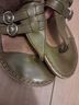 Born 100% Leather Green Sandals Size 7 - photo 7