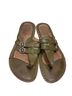 Born 100% Leather Green Sandals Size 7 - photo 1