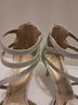 Badgley Mischka Silver Heels Size 5 - photo 8
