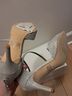 Badgley Mischka Silver Heels Size 5 - photo 6
