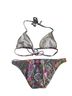 Rampage Paisley Checkered-gingham Multi Color Two Piece Swimsuit Size XS - photo 2