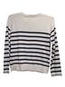 Life Is Good Stripes White Blue Pullover Sweater Size S - photo 2
