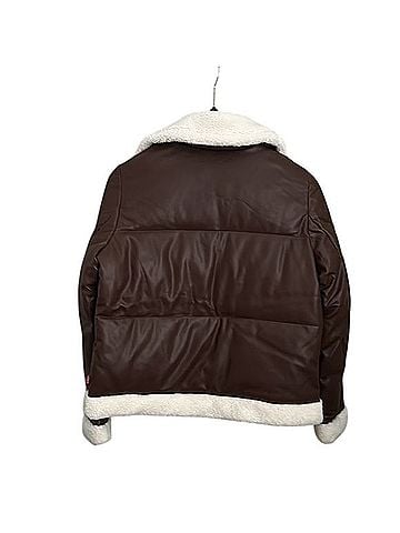 Levi's Faux Leather Puffer Jacket Jacket (view 2)