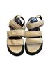 STAUD 100% Leather Solid Multi Color Ivory Sandals Size 10 - photo 1