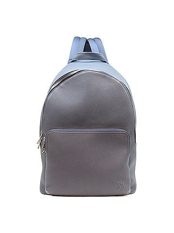 Louis Vuitton LOUIS VUITTON M26022 Navy Aerogram Discovery Work Backpack Silver Hardware Men's (view 1)