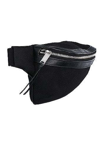 Saint Laurent Yves Saint Laurent SAINT LAURENT PARIS 557831 Canvas Leather Belt Bag Waist Black Men's (view 2)