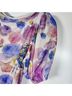 Ganni 94% Polyamide 6% Elastane 100% Polyamide Floral Pink Blue Blouse Size 6 - photo 5