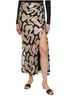 Cami NYC 100% Silk Print Multi Color Silk Skirt Size 0X - photo 4