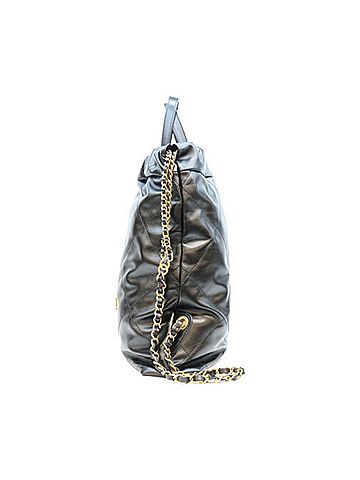 Chanel CHANEL AS3859 Black Chanel 22 Shiny Calf Small Backpack Rucksack Women's (view 2)