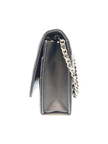 Chanel CHANEL A33814 Lambskin Coco Pearl Matelassé Chain Wallet Shoulder Bag Black Gold Hardware Women's (view 2)