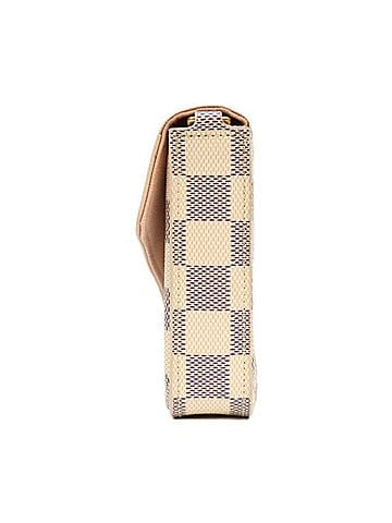 Louis Vuitton LOUIS VUITTON N63106 Damier Azur Pochette Felicie Shoulder Bag, Ivory, Women's (view 2)