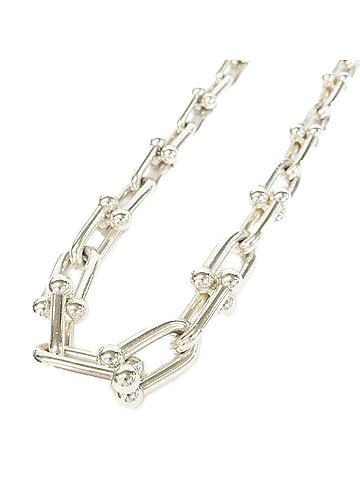 Tiffany & Co. TIFFANY&amp;Co. Tiffany &amp; Co. AG925 96.8g Hardware Graduated Link Necklace - Silver Men's (view 2)