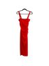 Helmut Lang 100% Polyester Solid Red Cocktail Dress Size M - photo 2