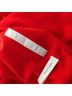 Helmut Lang 100% Polyester Solid Red Cocktail Dress Size M - photo 4