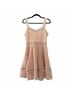 Maje 100% Polyester Solid Pink Cocktail Dress Size L - photo 3
