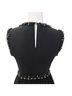 Ted Baker London 100% Polyester 100% Polyester 10% Polyester Solid Black Silver Cocktail Dress Size 2 - photo 5
