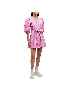 Arias New York Belted Bubble Mini Dress Casual Dress (view 1)