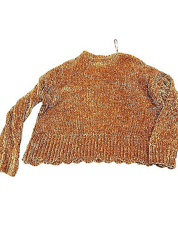 Cynthia Rowley Rust Chenille Scalloped-Hem Sweater Sweater Vest (view 2)