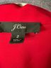 J.Crew Red Blouse Size 2 - photo 3