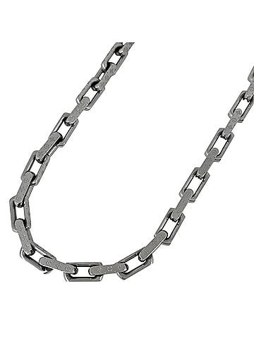 Louis Vuitton Louis Vuitton Collier Chain Monogram Necklace, Metal, Silver, Women's (view 1)