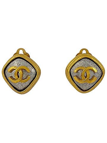 Chanel Chanel earrings, Coco Mark design, GP gold, for women. (view 1)