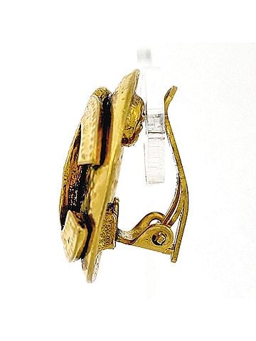 Chanel Chanel earrings, Coco Mark design, GP gold, for women. (view 2)