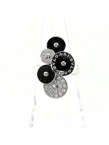 Bvlgari Bulgari BVLGARI Cycladi Ring, a ring with small diamonds, 750 diamond, for women. (view 1)