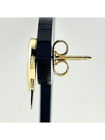 Tiffany & Co. Tiffany &amp; Co. Loving Heart Earrings, Yellow Gold (YG), Paloma Picasso Design, 750 Gold, Women's Earrings (view 2)